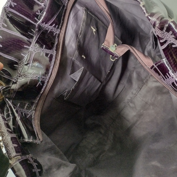 Large purple tote bag - Picture 7 of 8